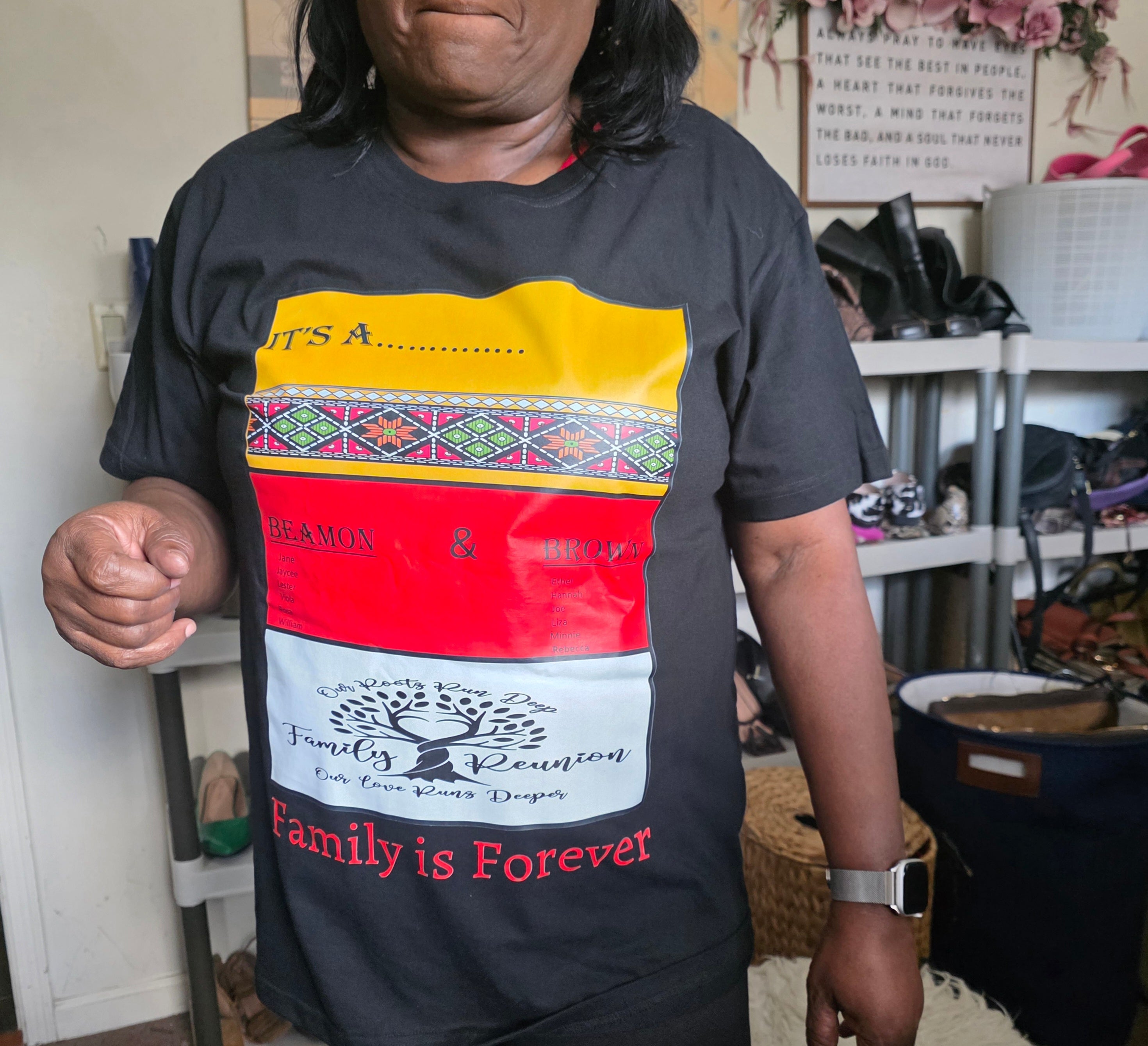Family Reunion Adult T-Shirt Section. Double Click here to order